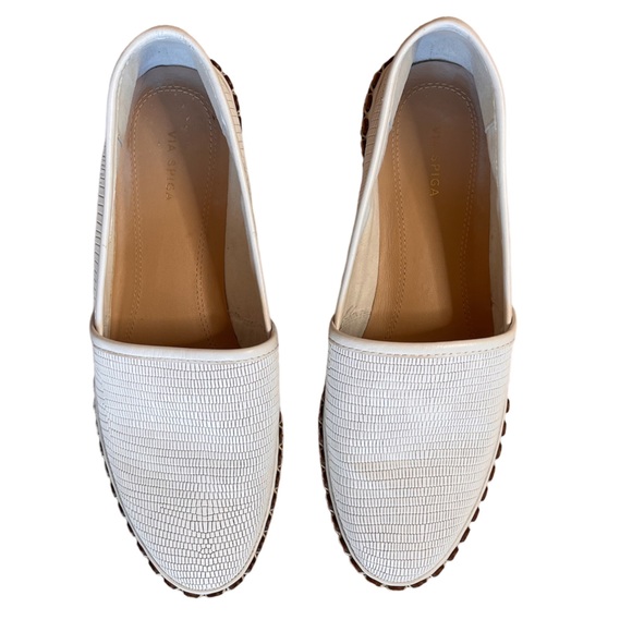 VIA SPIGA Caila Leather Embossed Flat Loafer - Picture 5 of 7